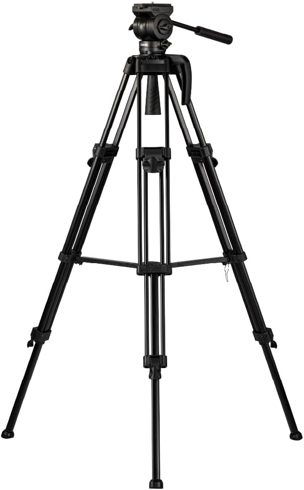 Libec TH-650X Tripod System, Maximum Load Weight: 6.6 lbs (3 kg), Flip Lock Arca-Swiss Compatible, Slide Plate, Small Video Tripod, Lightweight Model, Japanese Brand, Case Included, Video Shooting