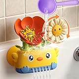 Giocattolo per vasca da bagno a partire da 1 2 3 4 anni, anatra, giocattolo per bambini, fiori e api, giocattolo da bagno, giocattolo per la vasca da bagno, giocattolo per bambini, regalo da 1 2 3 4