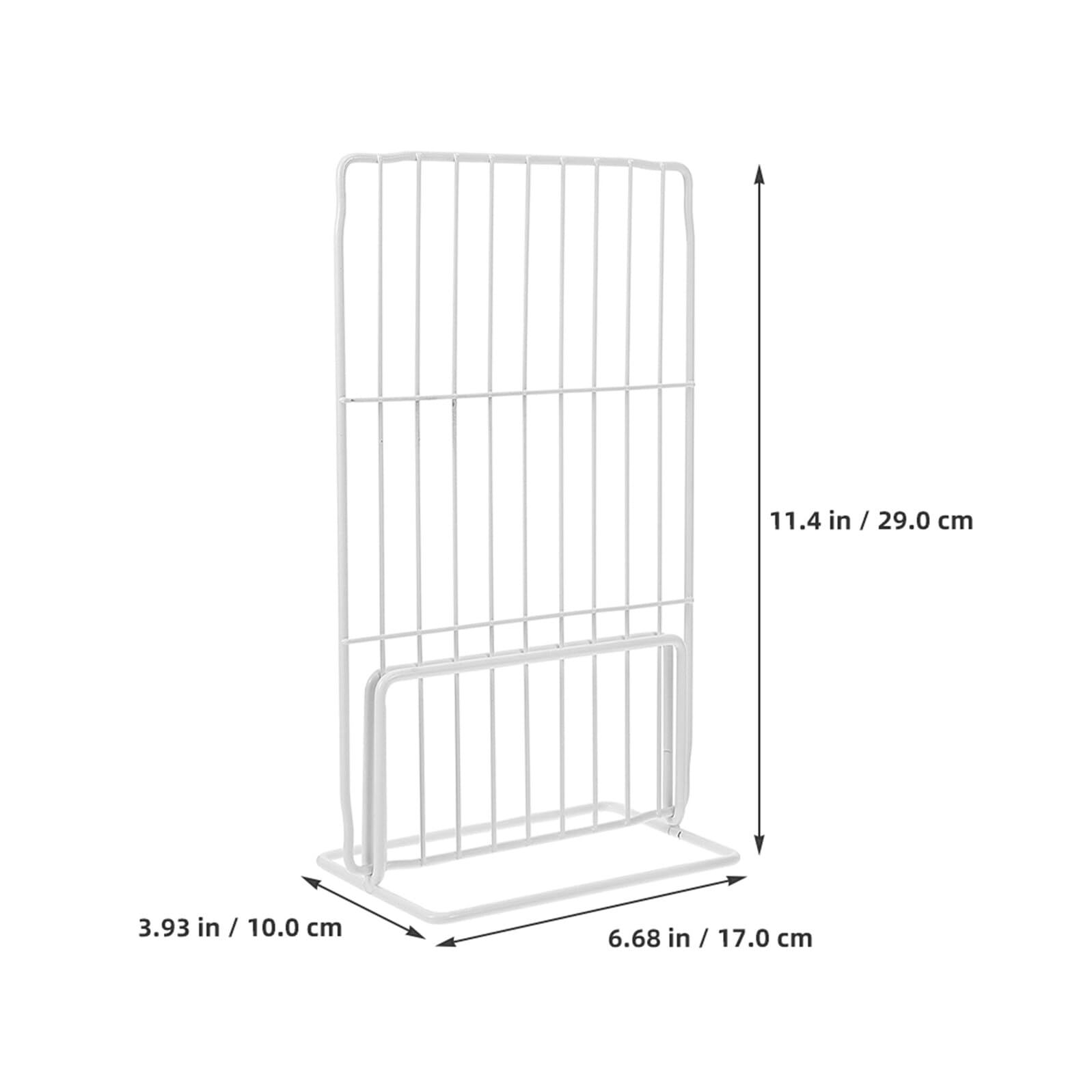 Healeved Organizador de Estantes para Congelador 2 Piezas 17X29 CM Separador de Rejilla de Alambre Resistente al Frío Divisor para Almacenamiento de Alimentos en Congeladores Domésticos y