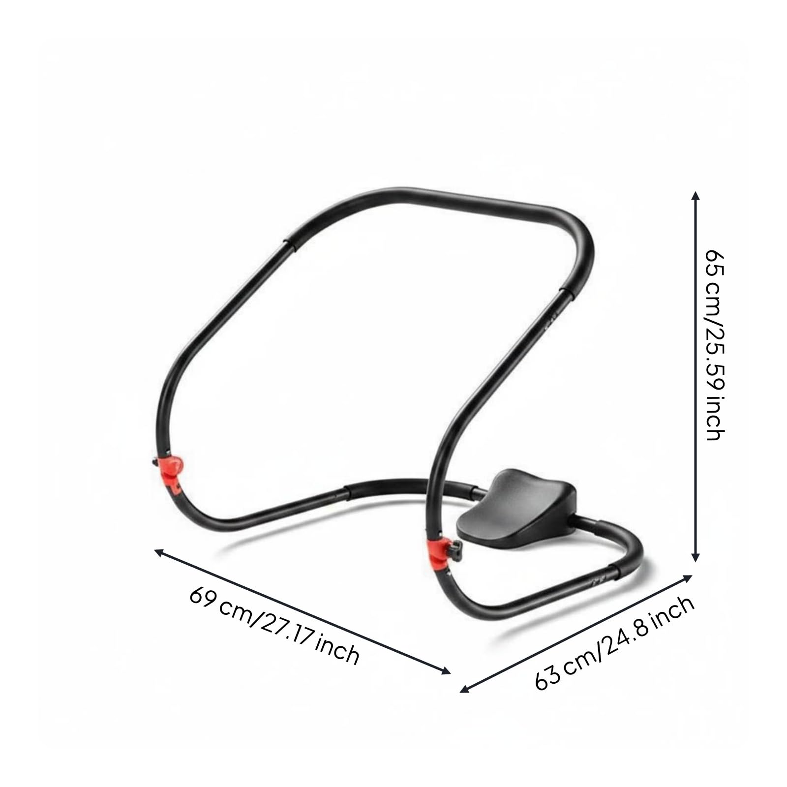 perfeclan Banco Abdominal Asistente de Abdominales Banco Core Entrenamiento Soporte Plegable Ajustable Material Acero Pu Espuma Apto para Ejercicios en Casa Tonificación del Abdomen Rutina Diaria