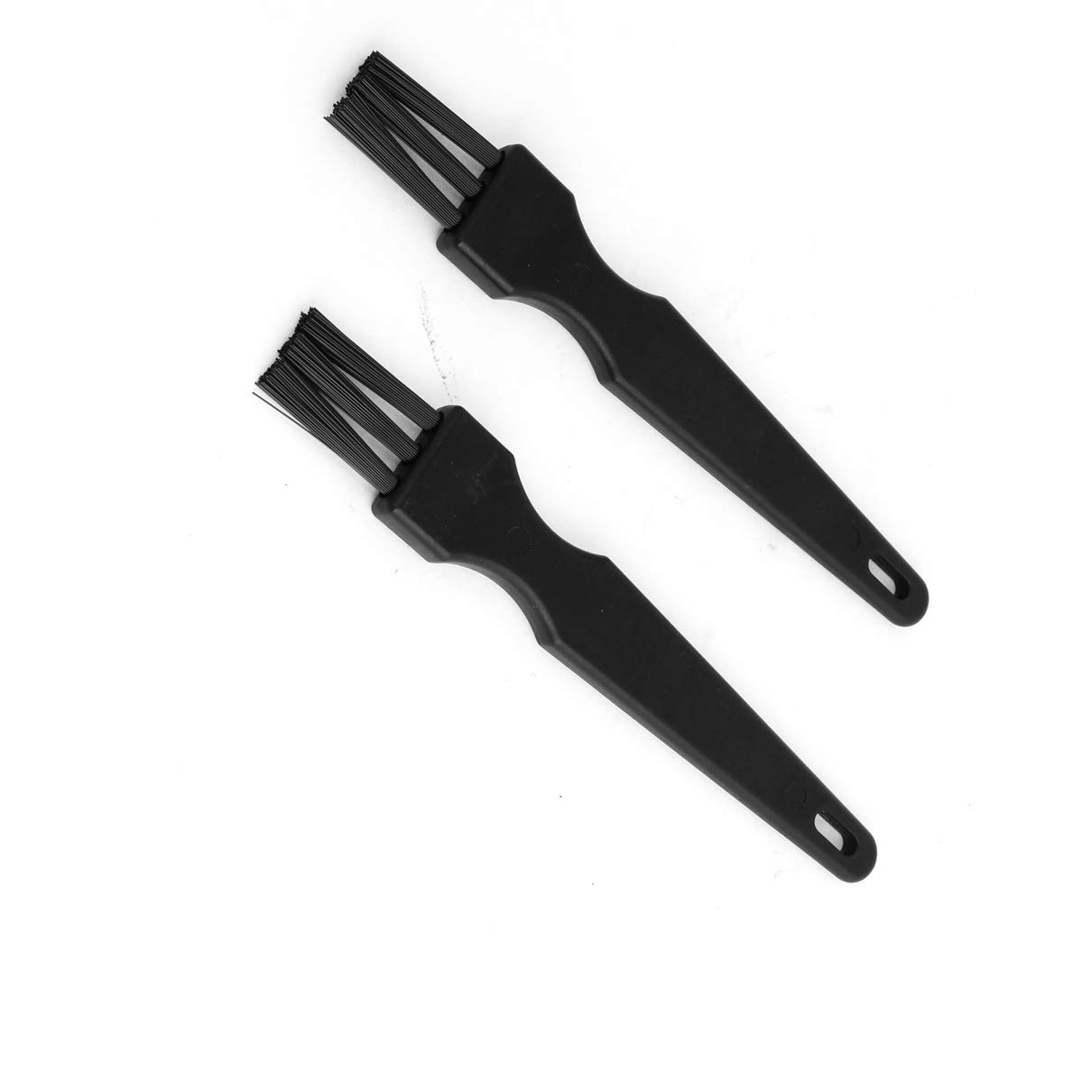 Aexit 2 Pcs Tool Sets Plastic Handle Single Rows Anti Static -Free Tool Sets Brush Black