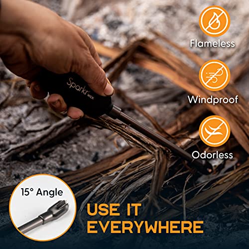 Encendedor eléctrico recargable USB para velas negro miniatura 3