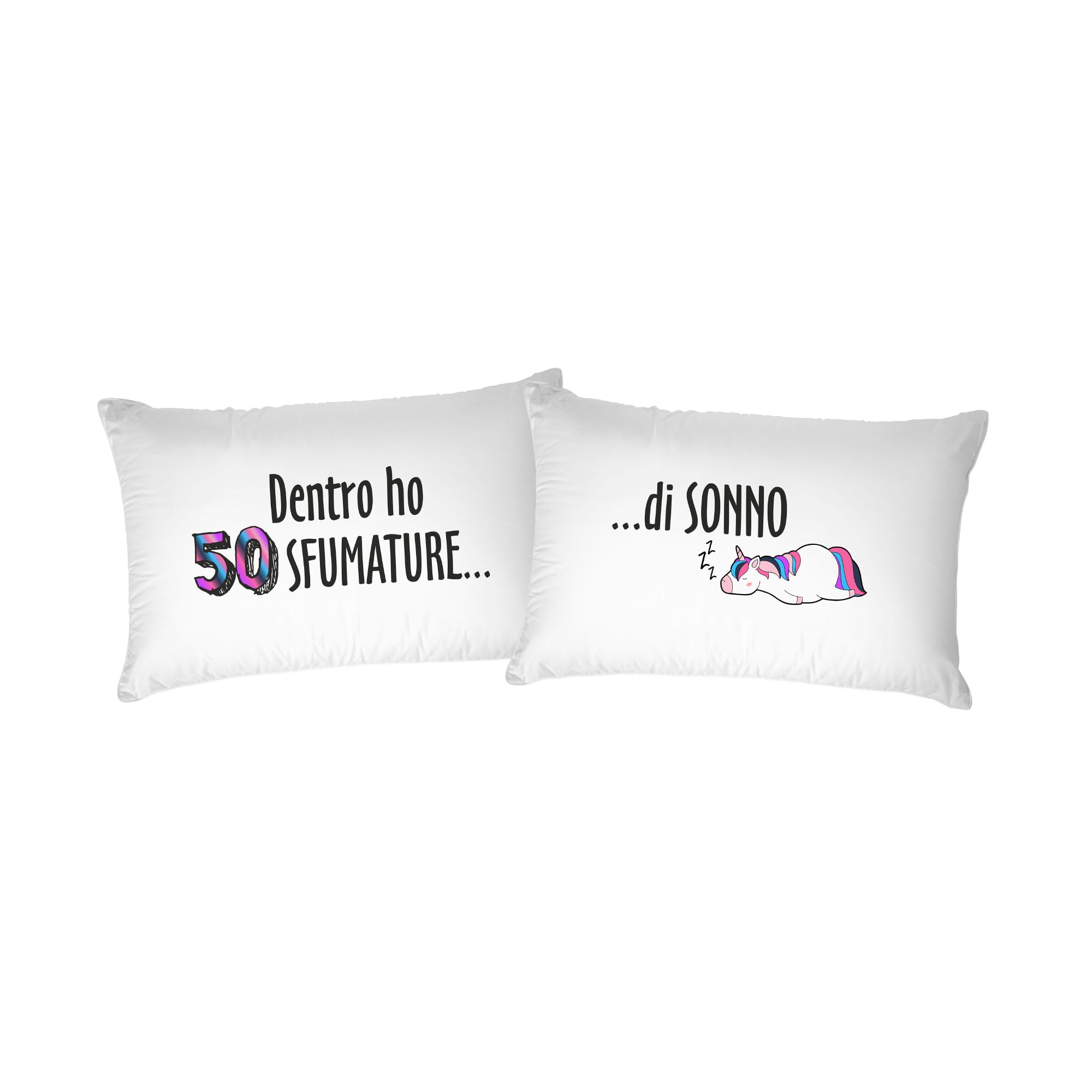 Pair of Pillowcases 100% Cotton Digital Print, PR-45, 52 x 82 cm - Image 3