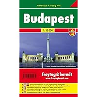 Budapest, plano callejero de bolsillo plastificado. City Pocket. Escala 1:10.000. Freytag & Berndt.: Stadskaart 1:10 000: PL 23