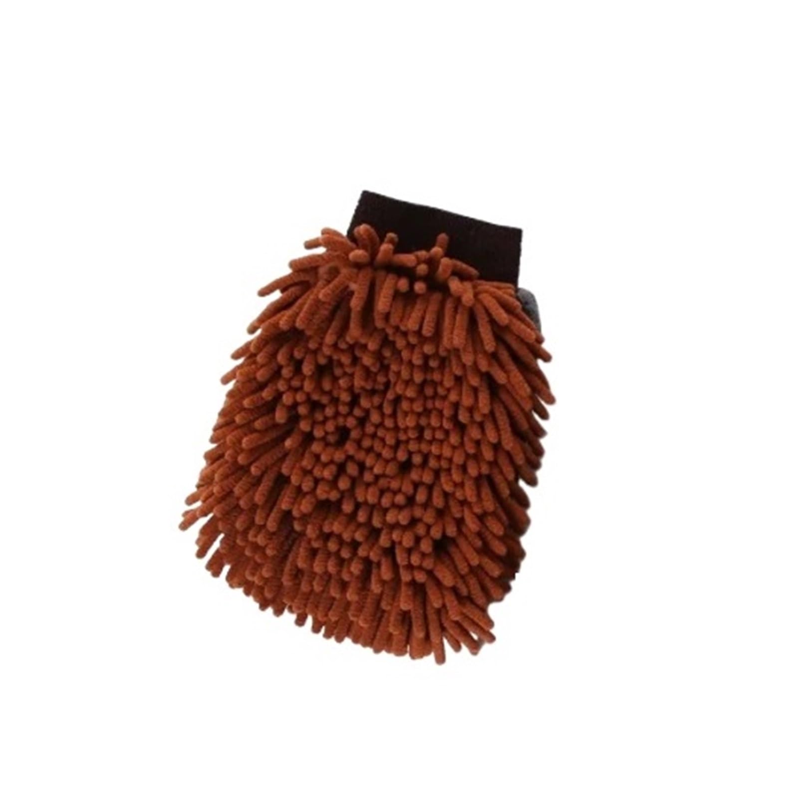 HEUchuan Fleece Car Wash Gloves Car Wash Gloves Coral Fleece Foaming Long Velvet Single-sided Double-sided Cleaning(Brown)