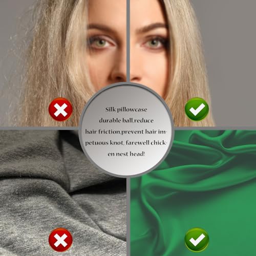 Mulberry Silk Pillow Cases Standard Size Silk Pillowcase with Zipper Soft Breathable Smooth Cooling Satin Silk Pillow Covers for Sleeping for Hair and Skin (Olive Green,20"X 26",1Pcs)