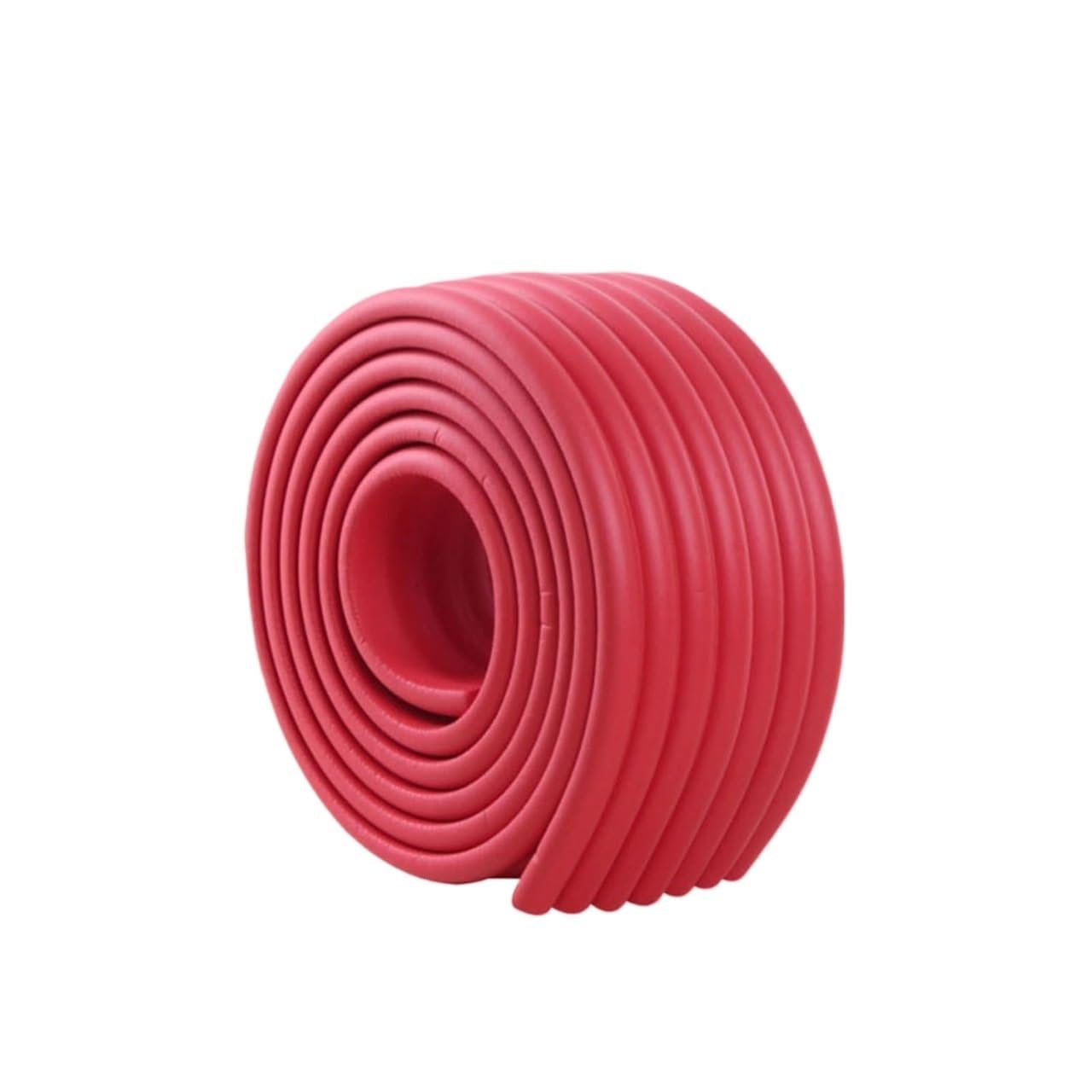 Peel and stick molding, 6.5ft Crown Flexible Wall Edging Strip Self Adhesive Furniture Table Edge Protectors Bumper Guard, Ceiling Baseboard(Red)