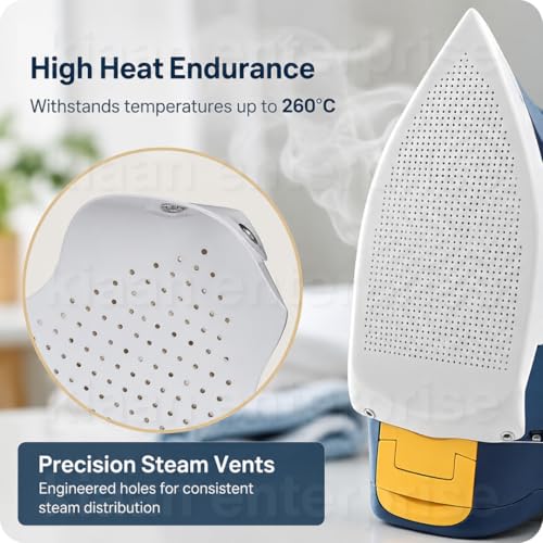 Image of Iron Cover Clothes Protector Sheet for Ironing Plate Press Covers - Heat Resistant Non-Stick Iron Guard Protector for Safe & Smooth Ironing (Pack of 1)
