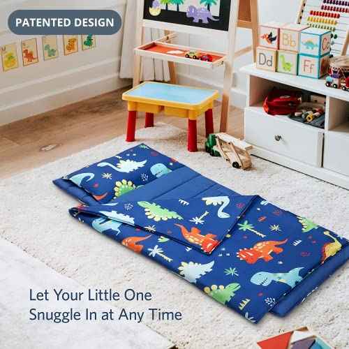 extra large toddler nap mat by cokouchyi toddler sleeping bag with removable pillow measures 53 x 21 x 15 inches sleeping mat ideal for daycare and preschool kindergarten