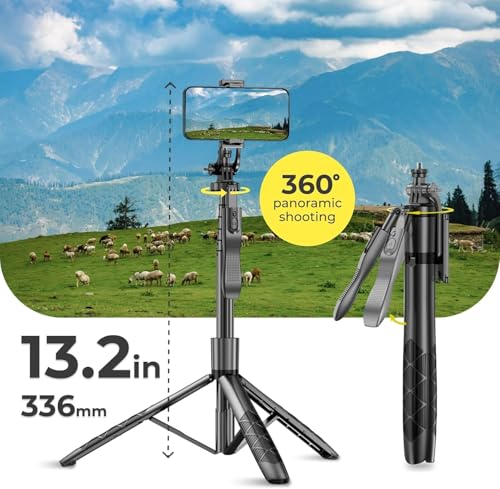 Image of Selfie Stick with Tripod Stand for Mobile Phones, Universally Compatible with Mobile Phones