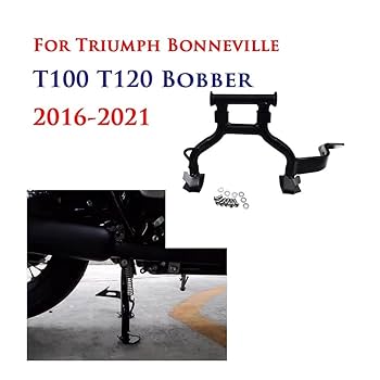 「トライアンフ ボンネビル T100/T120 サイドスタンド用ラック」 shop-yk_5026