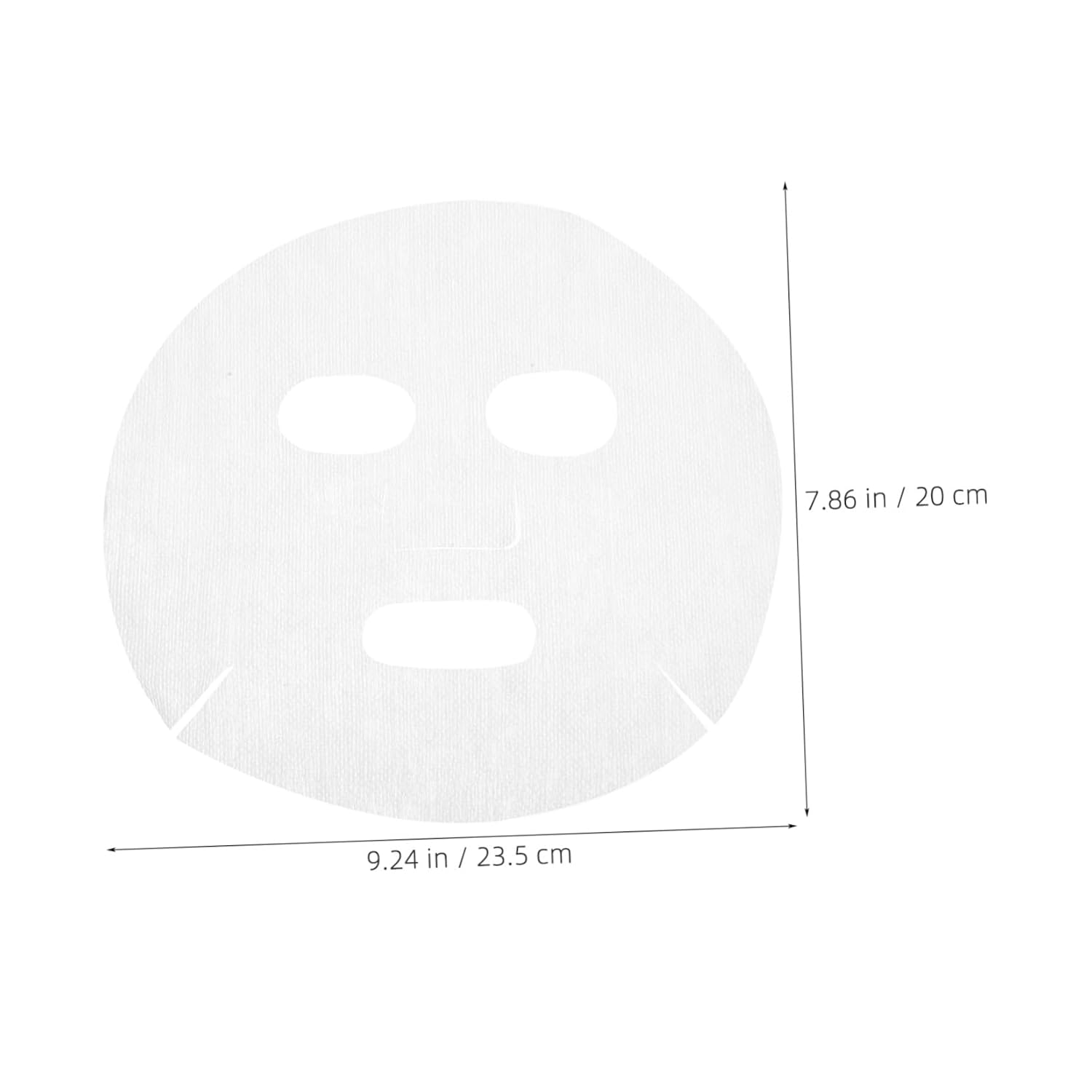 400pcs White Disposable Cotton Face Mask Sheets for Home Facial Treatment, Blank Facial Sheet Covers for DIY Skincare and Beauty Salon Use