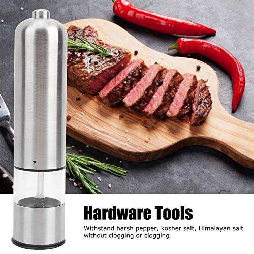 Moinho de sal, Moedor elétrico de sal e pimenta sem fio 80ML, multifuncional para cozinha de especia