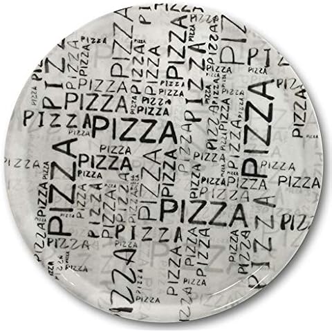 YODECO Elegant Porcelain Pizza Plate 31 cm Cover
