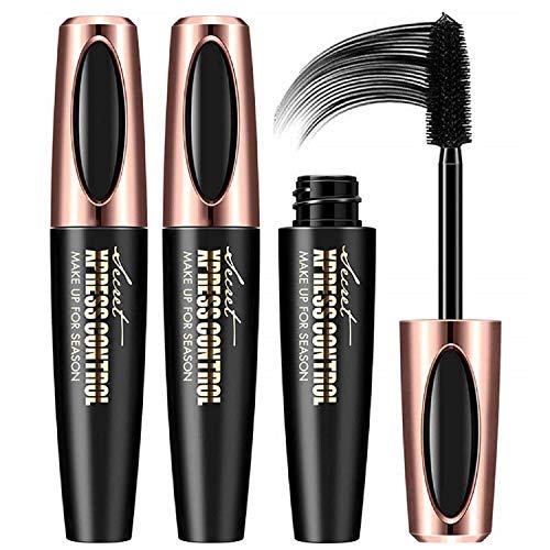 2Pcs 4D Silk Fiber Eyelash Mascara, Extra Long Lash Mascara and Thick, Long Lasting, Waterproof & Smudge-Proof, All Day Exquisitely, Full, Long, Thick, Smudge-Proof Eyelashes