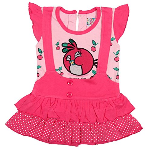 Buy LITTLE LIFE Baby Frock 100 Cotton (LL158_Pink_S) at Amazon.in