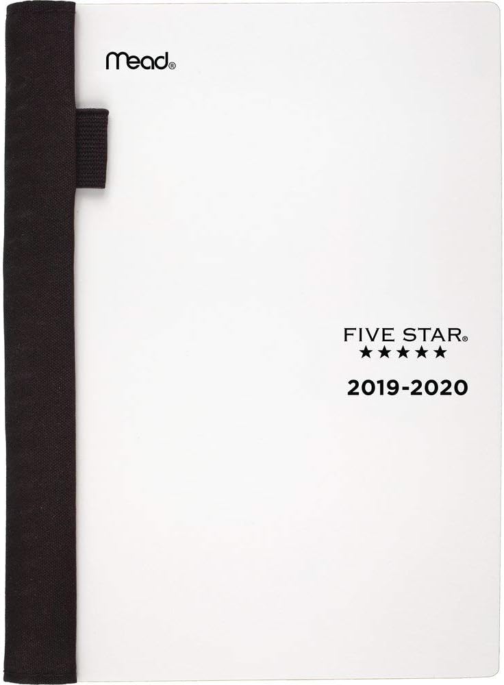 Five Star Student 2019-2020 Academic Year Weekly & Monthly Planner, Small, 5-3/4" x 8-1/2", Advance, White (CAW45010)