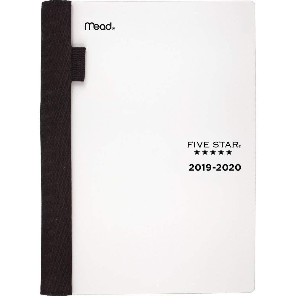 Five Star Student 2019-2020 Academic Year Weekly & Monthly Planner, Small, 5-3/4" x 8-1/2", Advance, White (CAW45010)