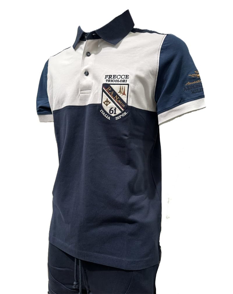 Aeronautica Militare Polo Uomo con scudetto Frecce Tricolori 261PO1915UP001