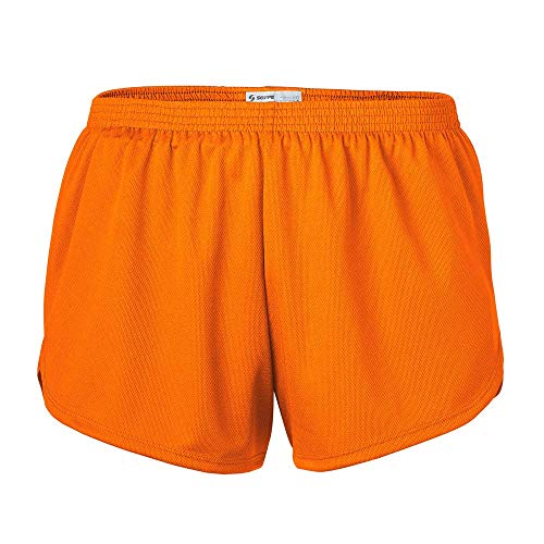 Soffe Adult Closed Hole Mesh Short, Orange, L #TOP16
