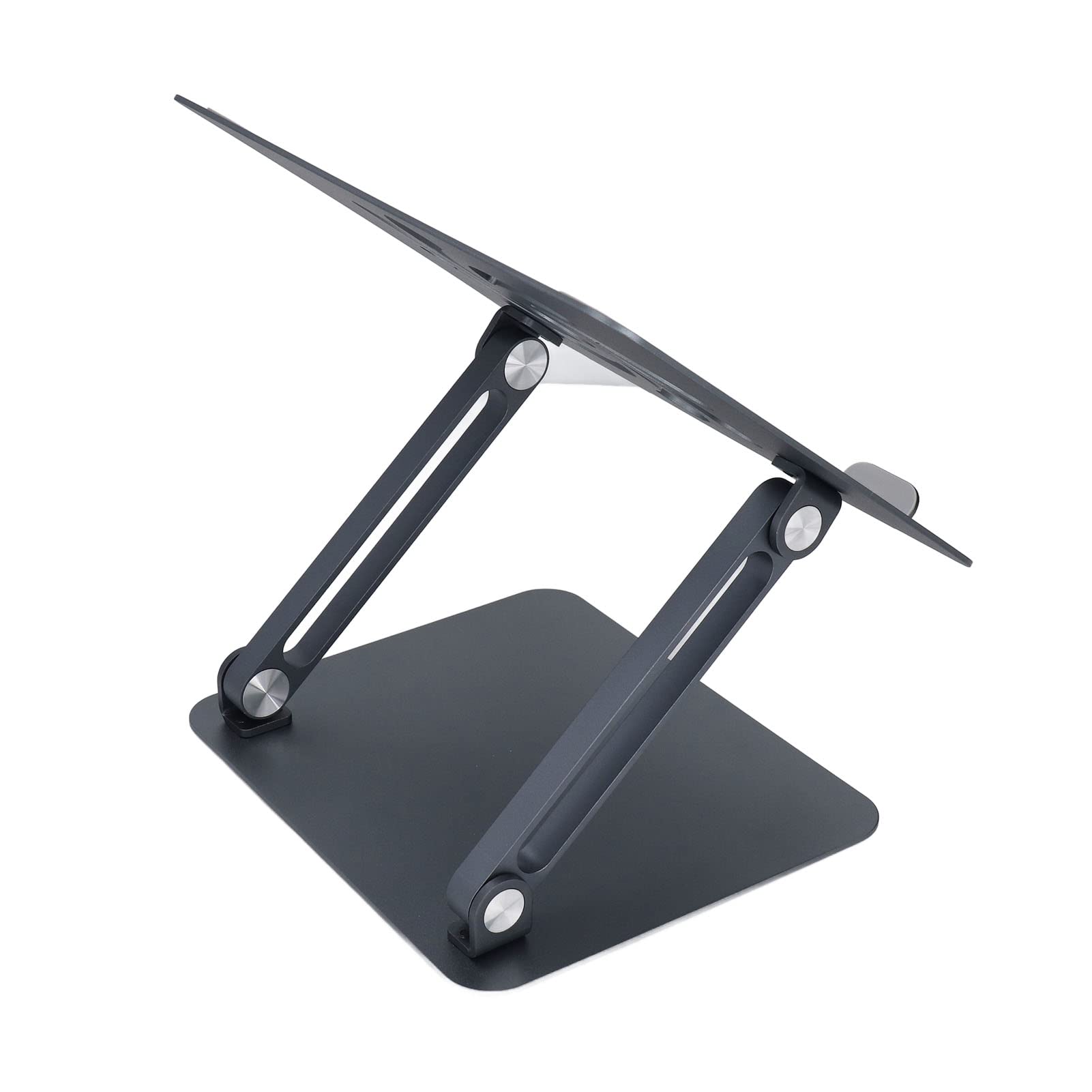 SIXRUN Supporto per Laptop in Lega di Alluminio Ad Altezza Regolabile per Scrivania e Ufficio Domestico, Design Ergonomico Salvaspazio