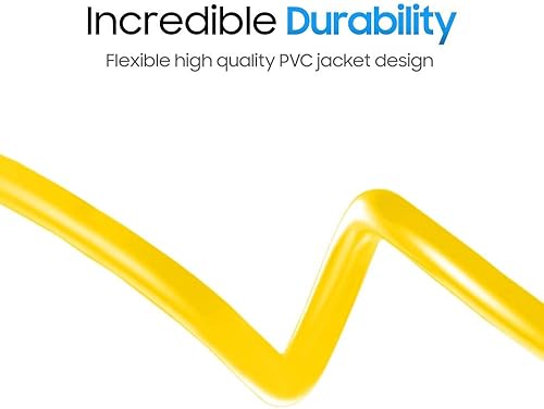 Miniatura 6 de Cmple - Cable Ethernet Cat5e de 7 pies, cable de conexión Ethernet UTP Cat 5e de 350 MHz, cables LAN de red de 1 Gbps, conectores RJ45, compatible