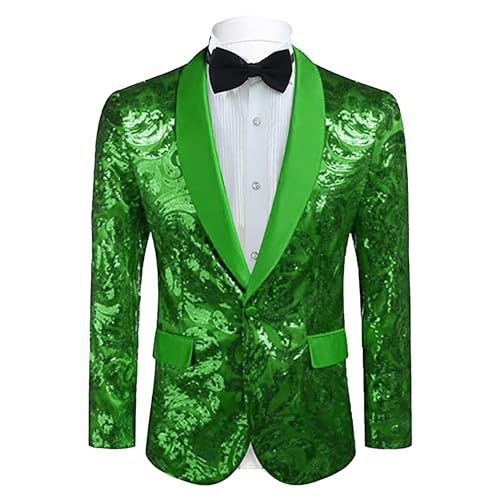 Blazer à paillettes pour homme pour soirée et discothèque chic