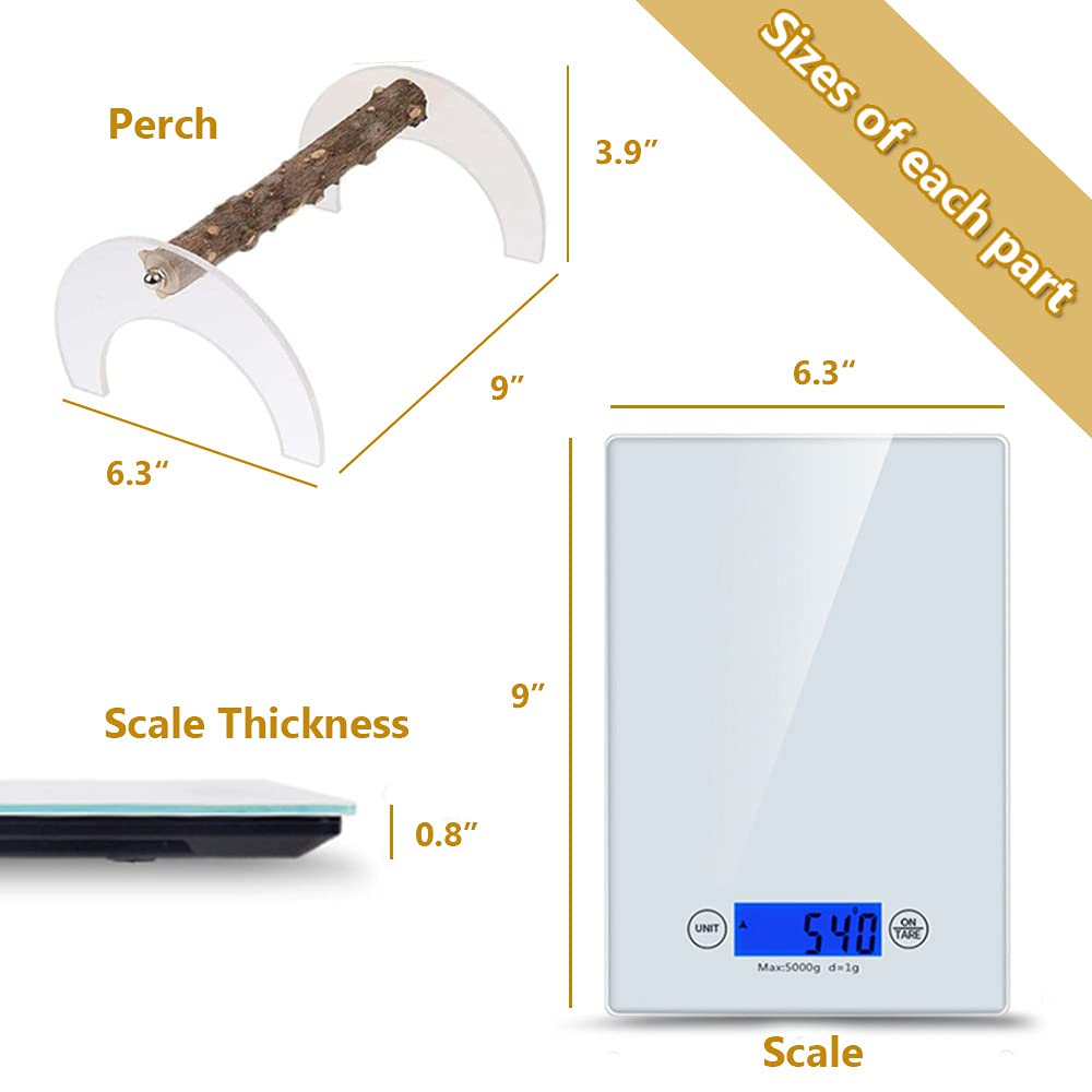 Replacement Wood Bird Perch