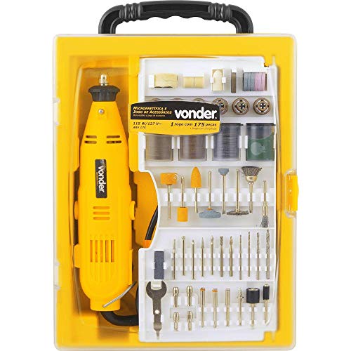 Microrretífica com Acessórios Arv 175 220 V~, Vonder VDO1133