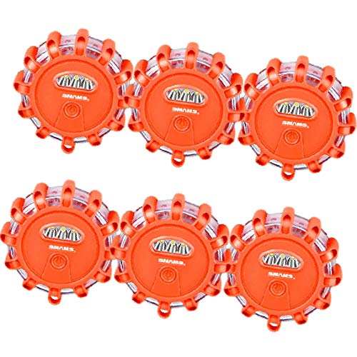 SMAMS Coche, luz Emergencia Coche, Luces de Emergencia, Leds Rotativo, Baliza, Luces de Emergencias para Vehiculos, Coches, Camiones, con Base Magnética y Gancho (6)