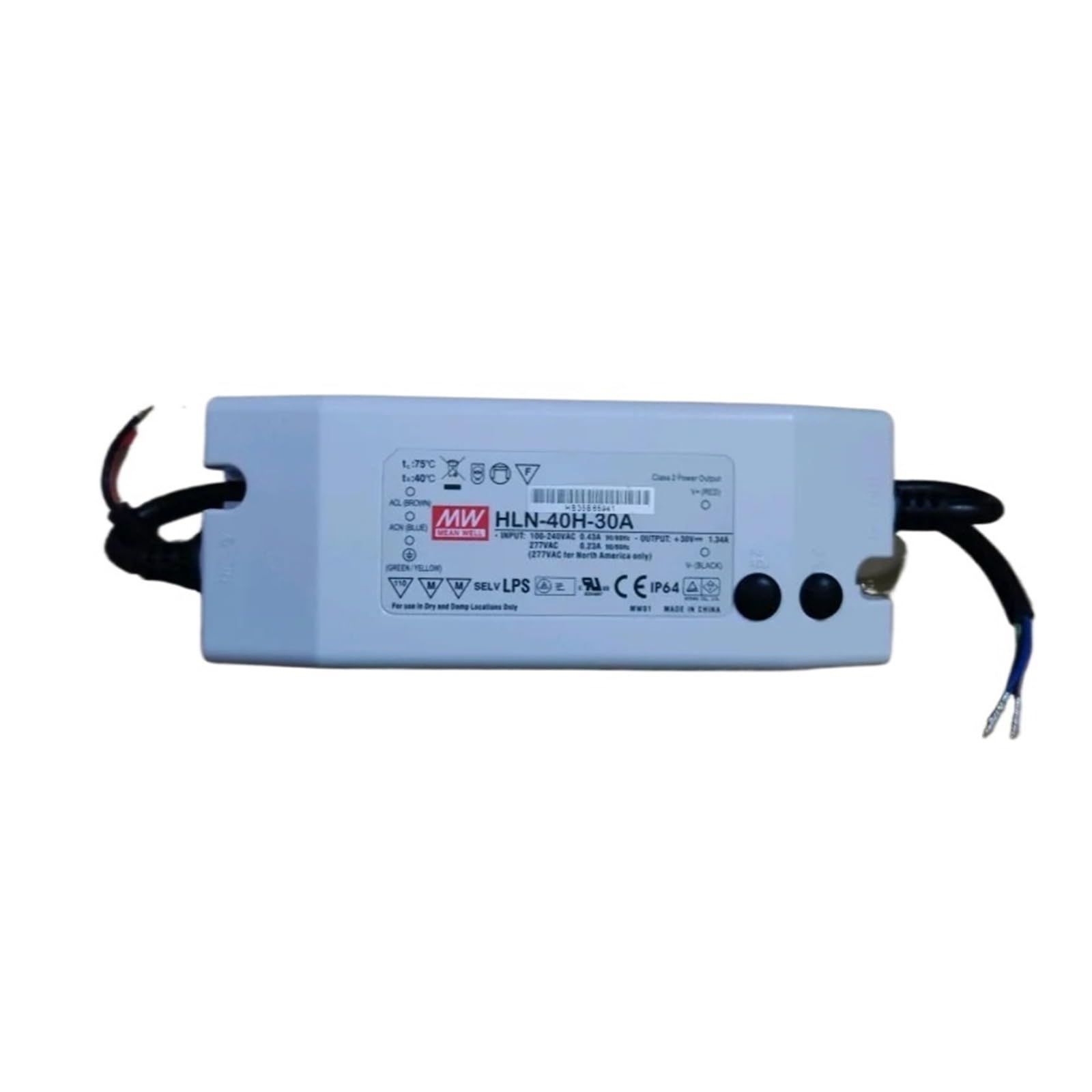 Alimentation à découpage HLN-40H-30A de 40,2W avec tension réglable