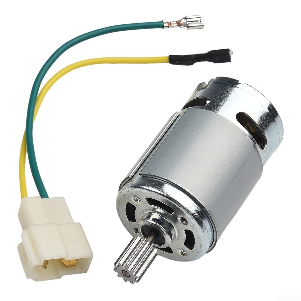 Motori per auto elettriche 550 RS390 RS380 12V 6V DL555 24V 10 denti motoriduttore con opzioni di velocità multiple per veicoli elettrici per bambini (550 12V 23000RPM)