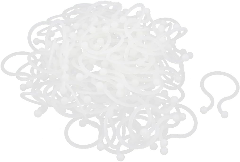 uxcell U Shape Save Place Twist Lock Cable Wire Ties 24mm Dia 100 Pcs Beige (Pack of 100)