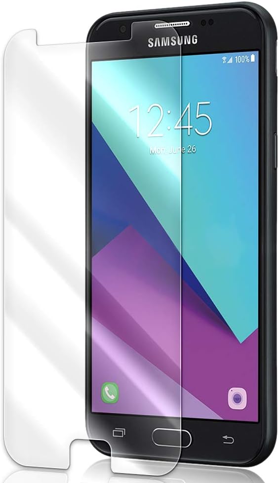 [Samsung Galaxy J3 Eclipse Screen Protector] Anti-scratch Tempered Glass Ultra-Clear Screen Protector for Verizon Samsung Galaxy J3 Eclipse SM-J327V Cellphone