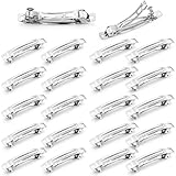 Versatile Size Options: This silver metal hair clip comes in two sizes, 6cm (2.4 inches) and 8cm (3 inches), to meet different styling needs. Its versatility allows it to be used to create various hairstyles, such as braids, ponytails, or half-up sty...