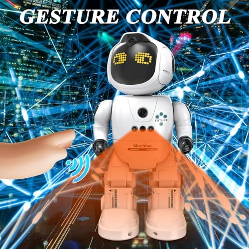 Image of Magicwand R /C Rechargeable Gesture Sensing Programmable Toy Robot for Kids with Moving Head【White】【Pack of 1】