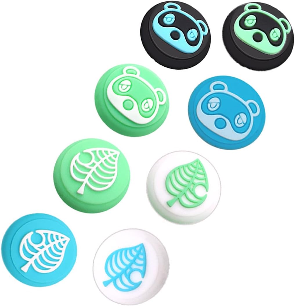 【Switch/Switch Lite】 Analog Stick Cover Joystick Cap Cute Combination Protective Cover Assist Cap Rocker Cap Silicone Various Colors Favorite Type Ultra-wear Resistant Ultra-thin Anti-dirt Thumb Grip