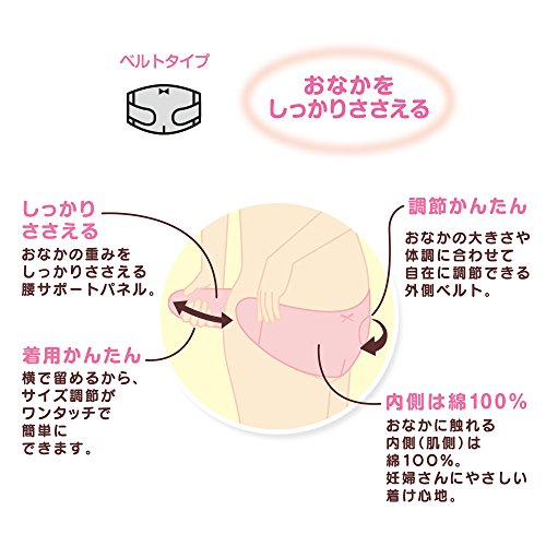 Pigeon（ピジョン）『ムレにくいらくらく調節妊婦帯ベルト』