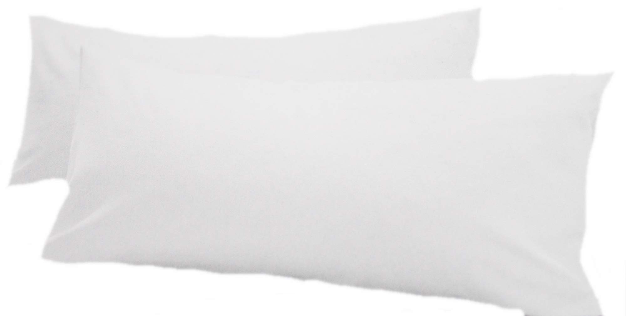 MeradisoFlannelette Reversible Cushion Covers 40 x 80 cm (White)