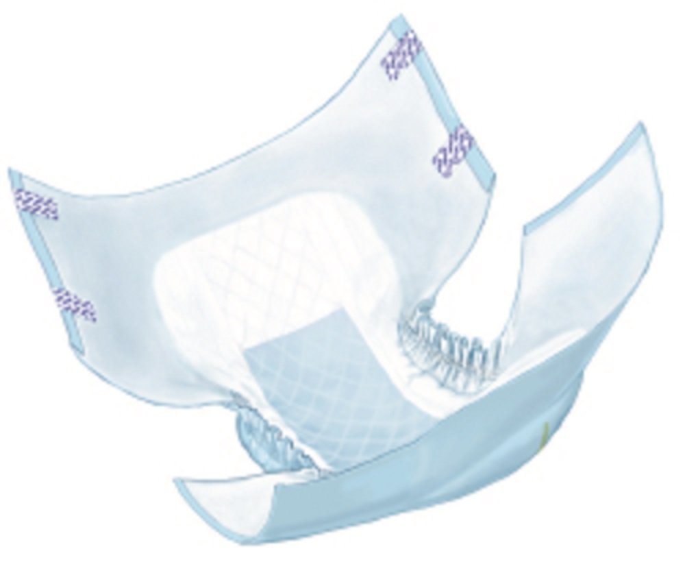 COVIDIEN 66033 Wings Adult Quilted Briefs, 32" - 44" Size, Medium (Pack of 96)
