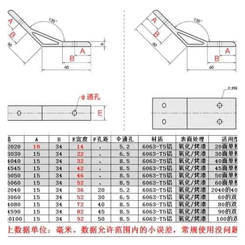 Fixation d'angle à 45° renforcée pour stabiliser un cadre en profilé alu - 7