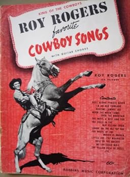 Paperback Roy Rogers Favorite Cowboy Songs Book