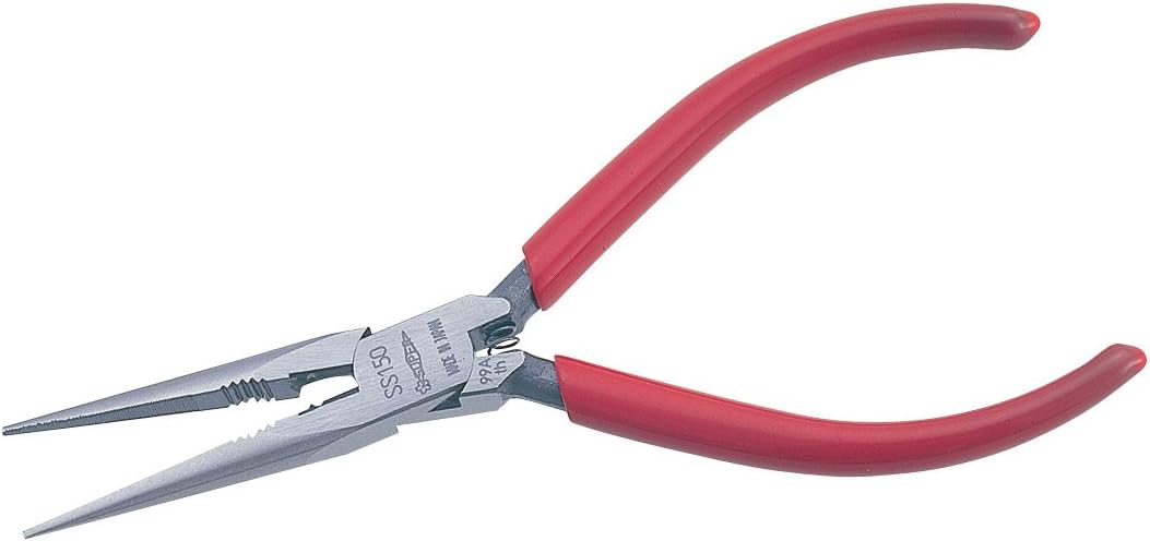 SUPER TOOL Needle Nose Pliers (with Spring) SS150 (Japan Import)