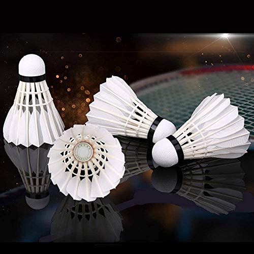 image for ZHENAN 12-Pack Advanced Goose Feather Badminton Shuttlecocks with Grea