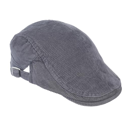 Image of FabSeasons Cotton Ivy Flat Golf Cap - Classic Newsboy Gatsby Hat for Men