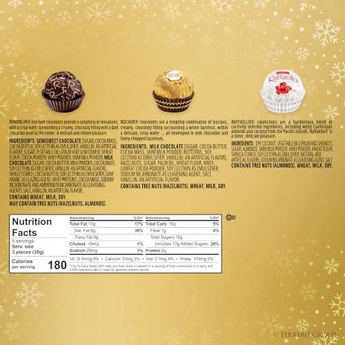Ferrero Collection Assorted Chocolate Candy Gift Box, 24 Ct, 9.1 oz - image 2