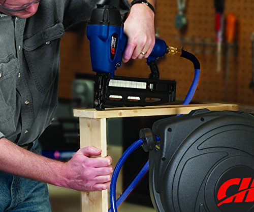 Campbell Hausfeld Retractable Hose Reel & 50' Pvc Hose Set (Aa602100) #TOP5