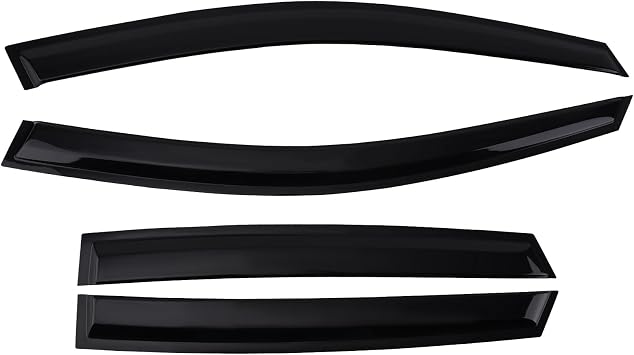 maXpeedingrods 4Pcs Wind Deflectors for POLO MK5 2009-2017 5-door hatchback