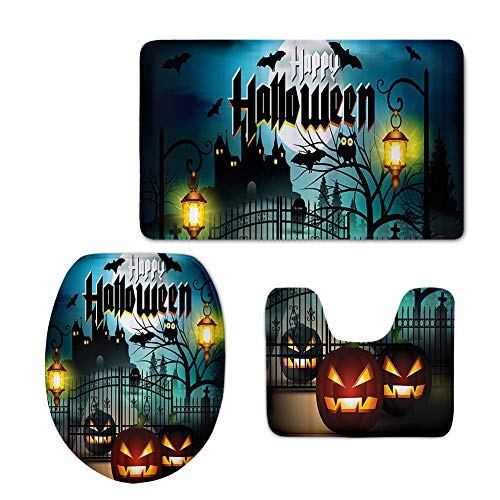 FOR U DESIGNS 3-Piece Bathroom Rug Set