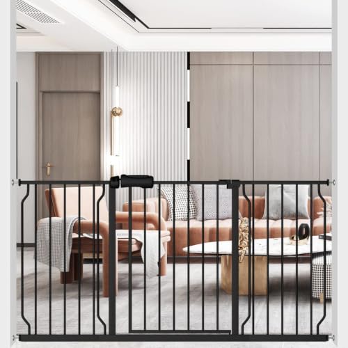 ALLAIBB Extra Wide Pressure Baby Gate with Extension